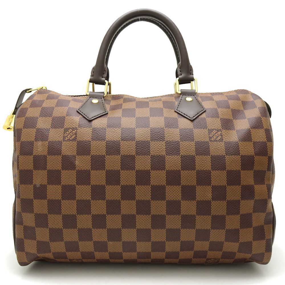 Louis Vuitton Damier Speedy 30 Handbag Ebene